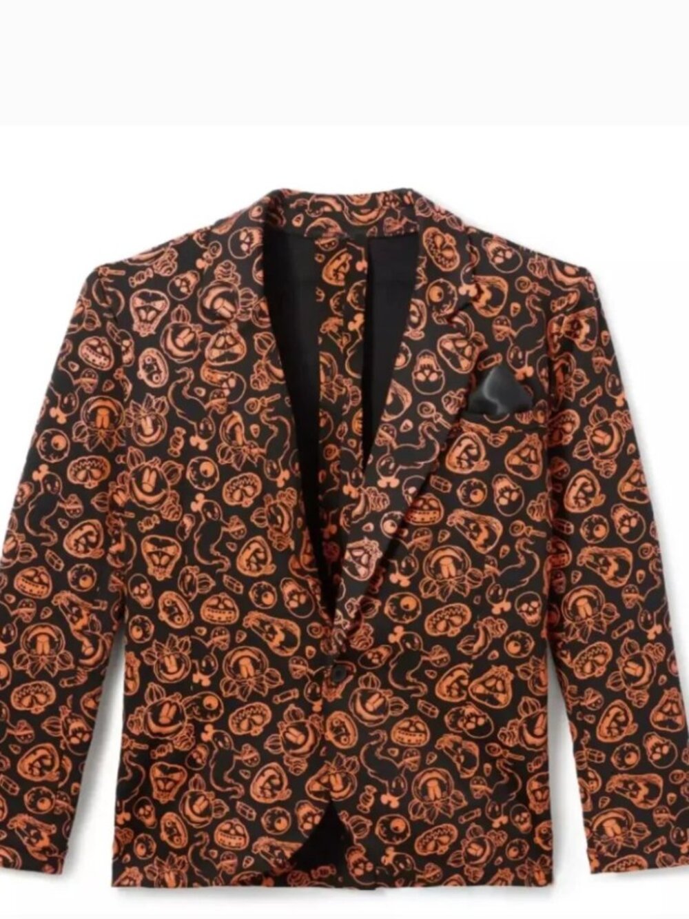 Disney Halloween Glow in the Dark Blazer NWT Men's Large